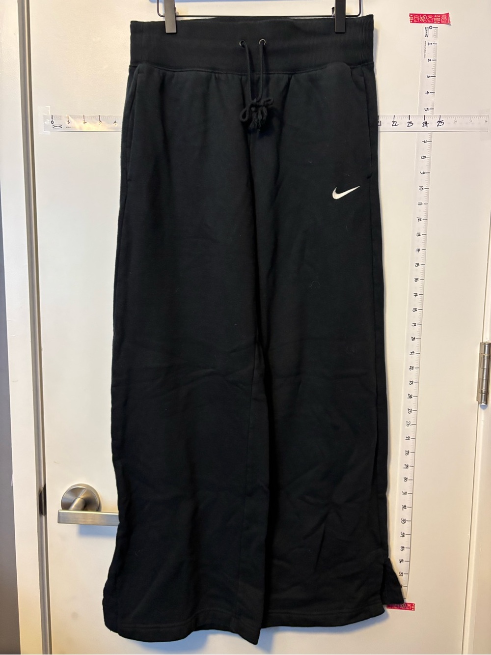 Nike wide leg Black Fleece Sweatpants